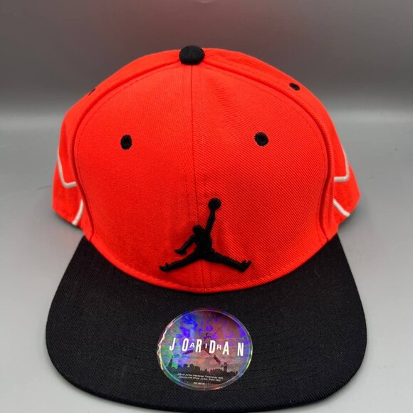 Air Jordan Hat Men‎ Orange Black Infrared Jumpman Snap Back Cap - Picture 1 of 8